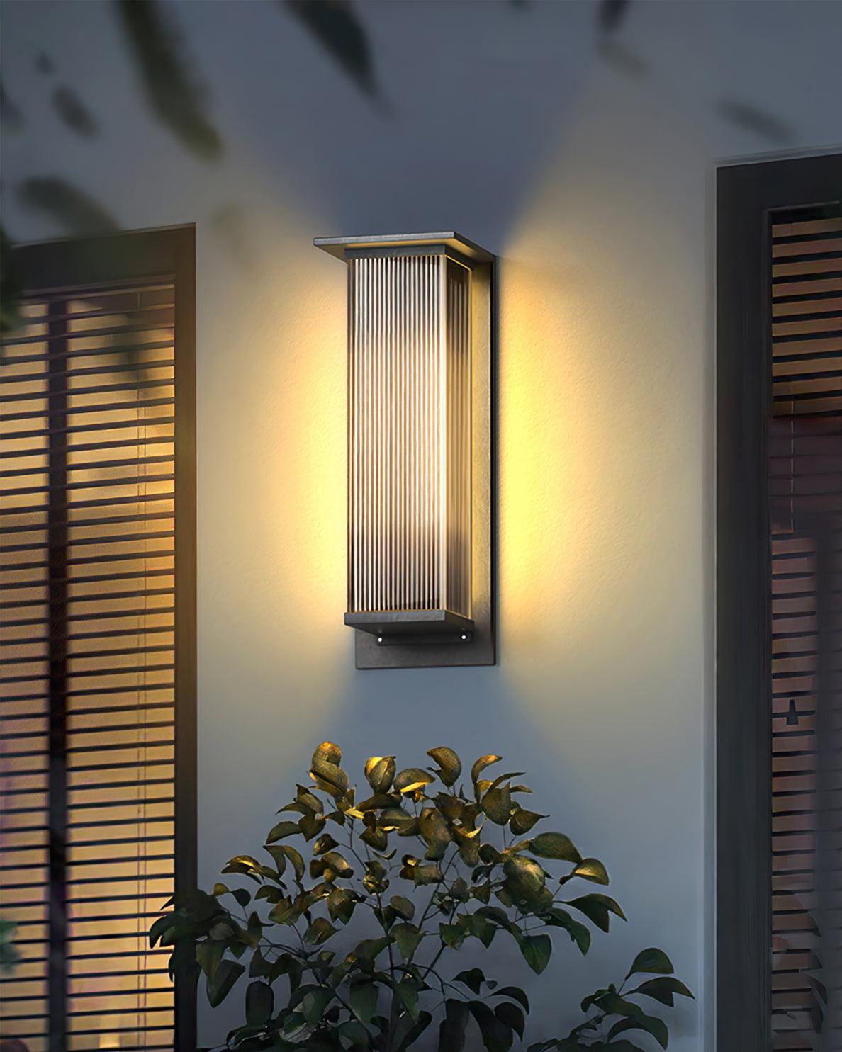 Oleron Box Outdoor Wall Lamp - Cueteks