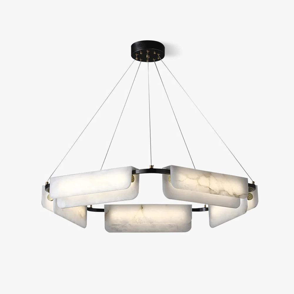 Delia Alabaster Chandelier - Cueteks