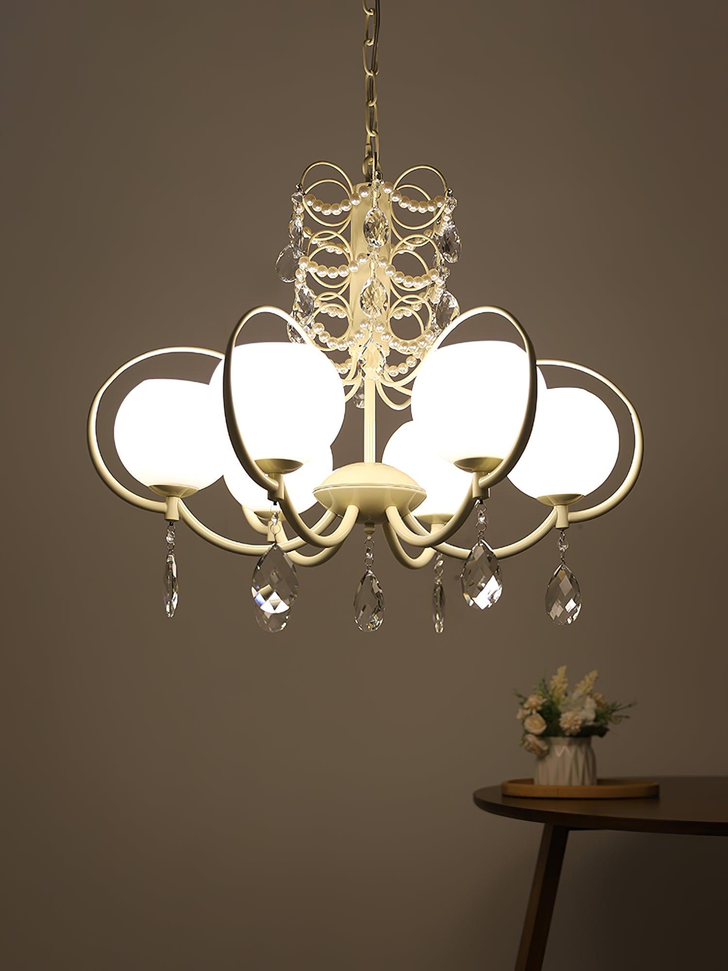 Doria Crystal Chandelier - Cueteks