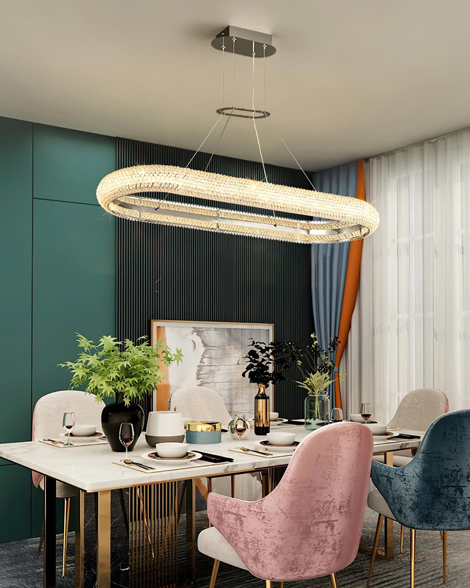 Asscher Ring Chandelier - Cueteks