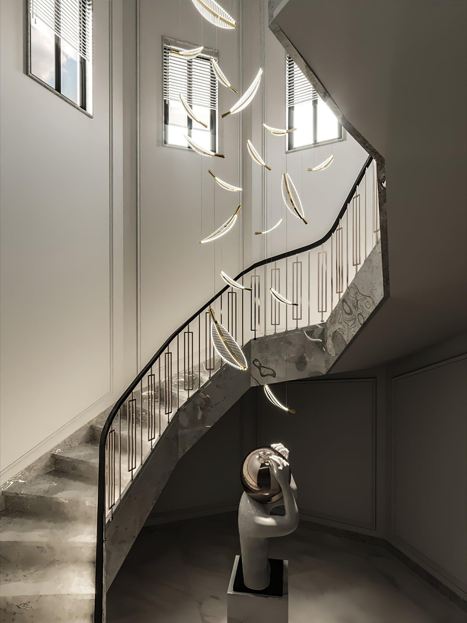 Leaf LED Chandelier - Cueteks