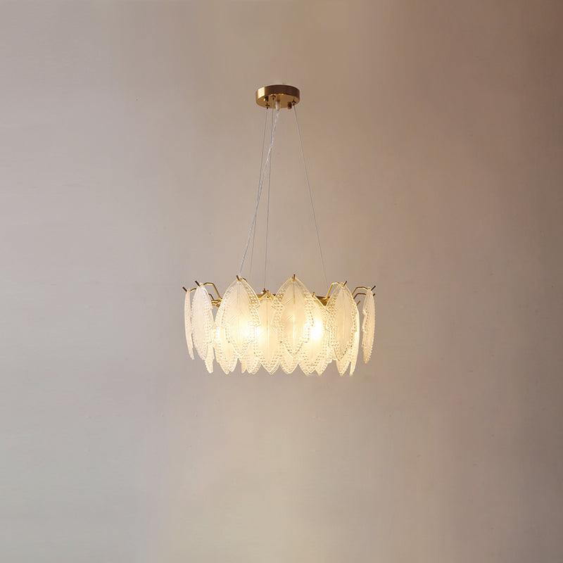 Maple Leaf Glass Chandelier - Cueteks