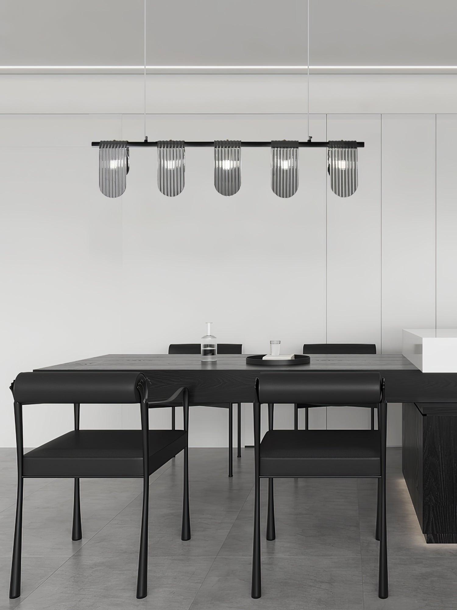 Folioles Brass Chandelier - Cueteks