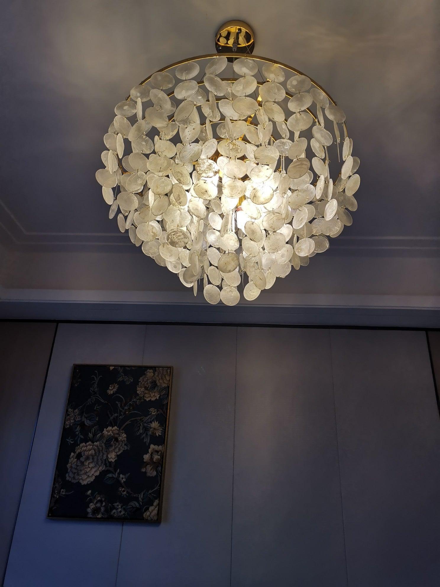 Shell Wind Chime Chandelier - Cueteks
