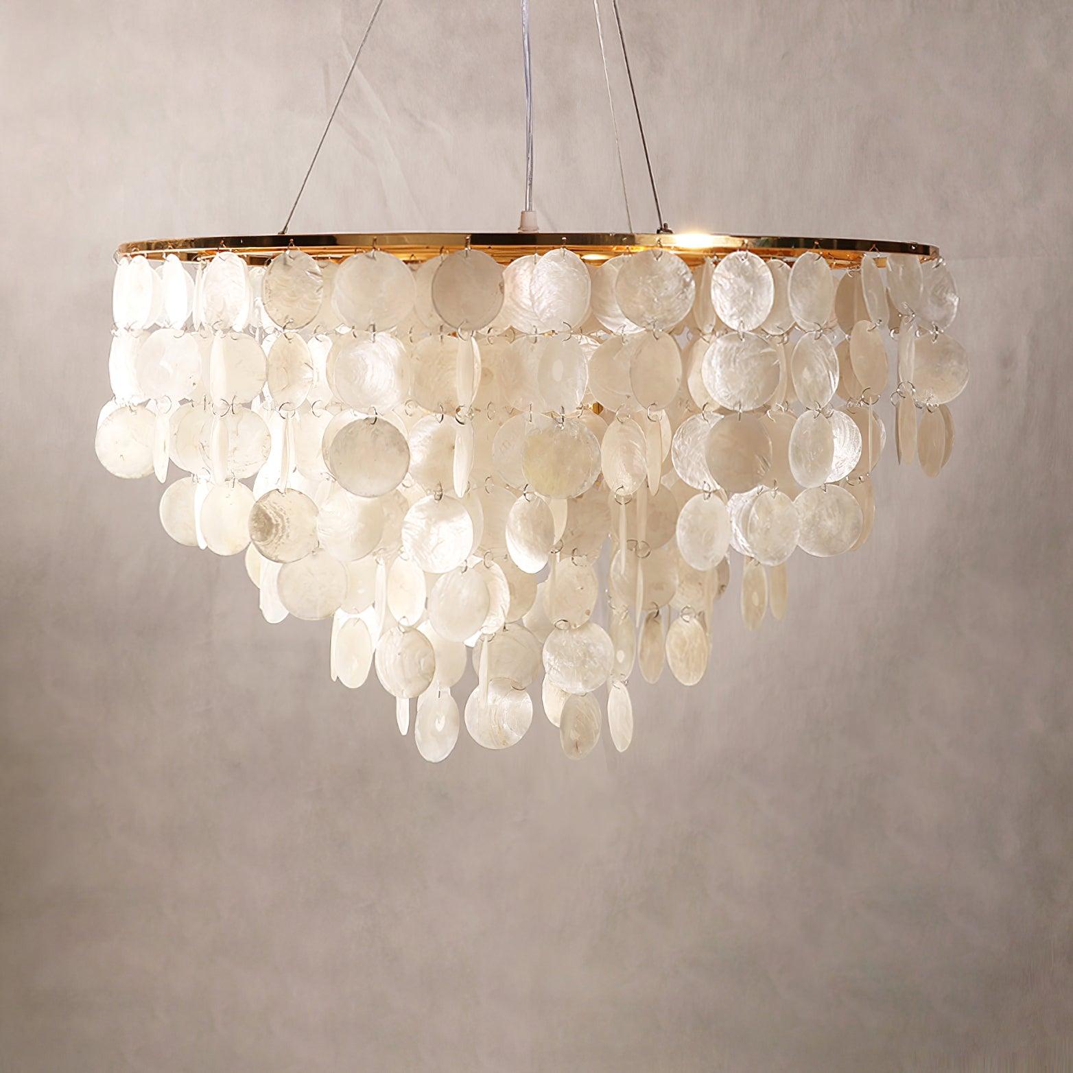 Shell Wind Chime Chandelier - Cueteks