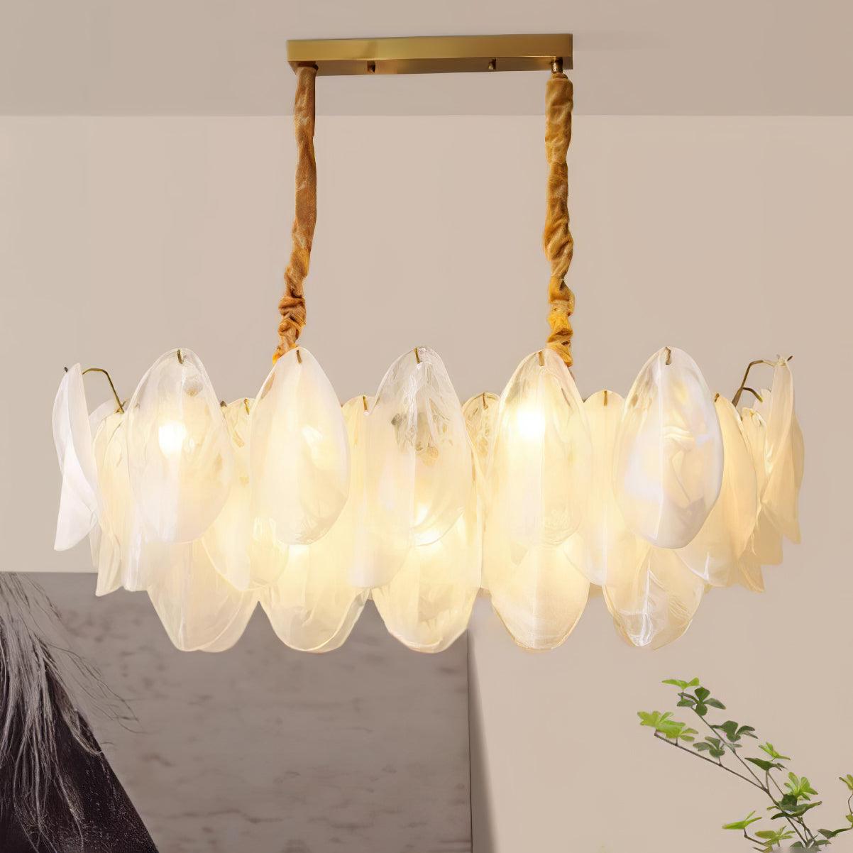 Multi Tier Cloud Glass Pendant Light - Cueteks
