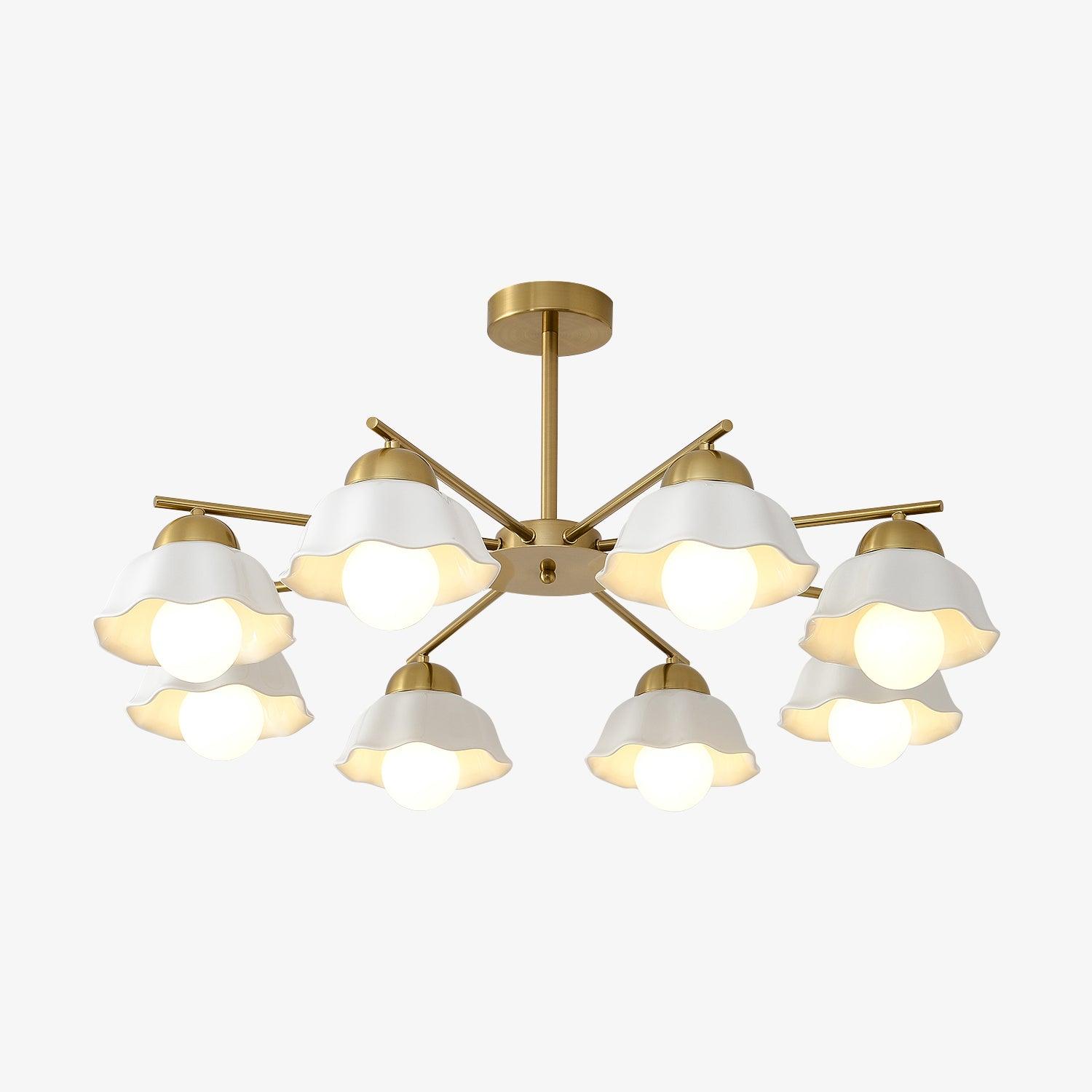Flower Shade Chandelier - Cueteks