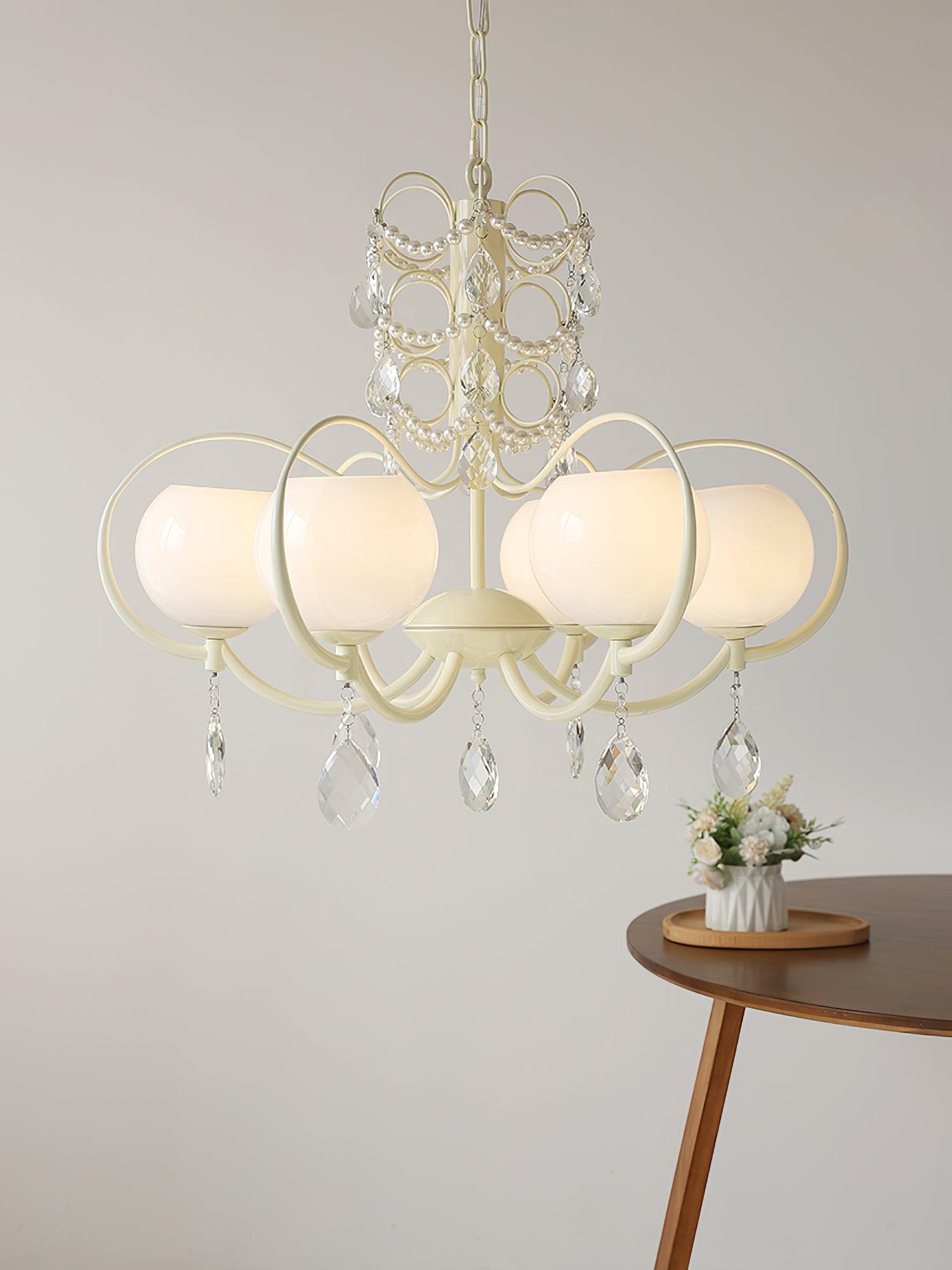 Doria Crystal Chandelier - Cueteks