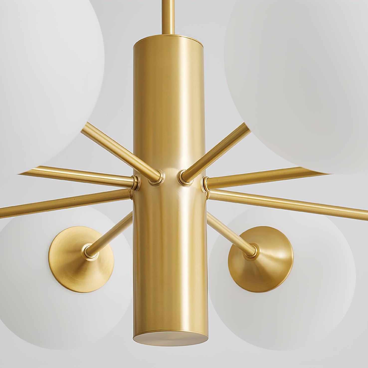 Stella Brass Chandelier - Cueteks