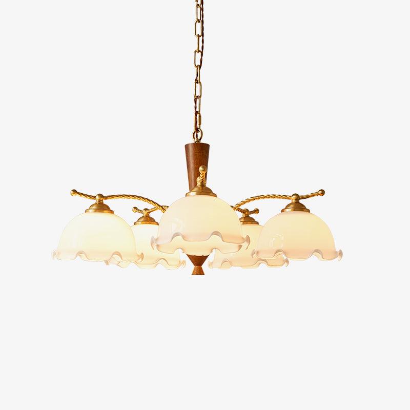 Milky Flower Chandelier - Cueteks