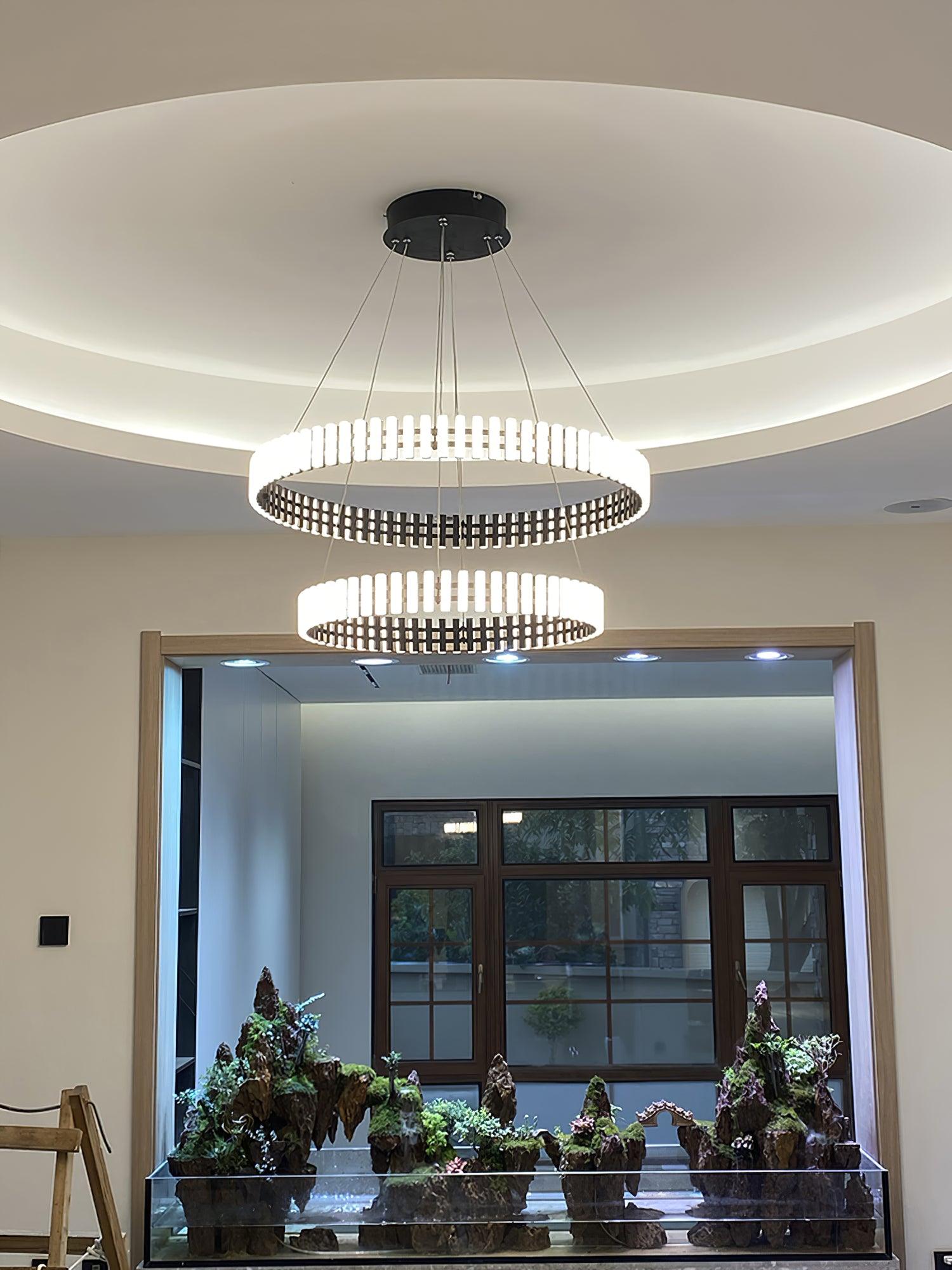 Hanging LED Chandelier - Cueteks