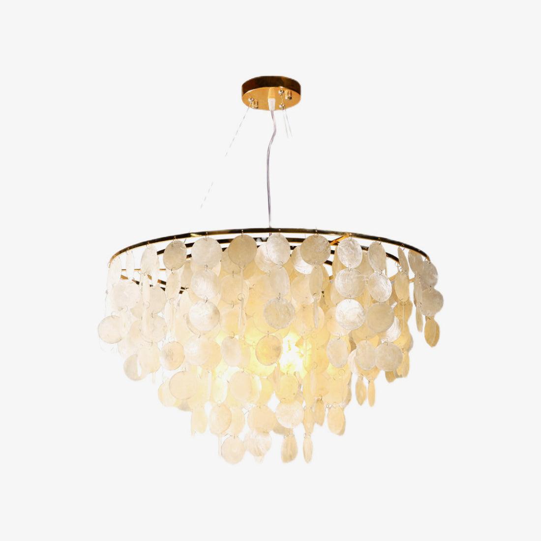 Shell Wind Chime Chandelier - Cueteks