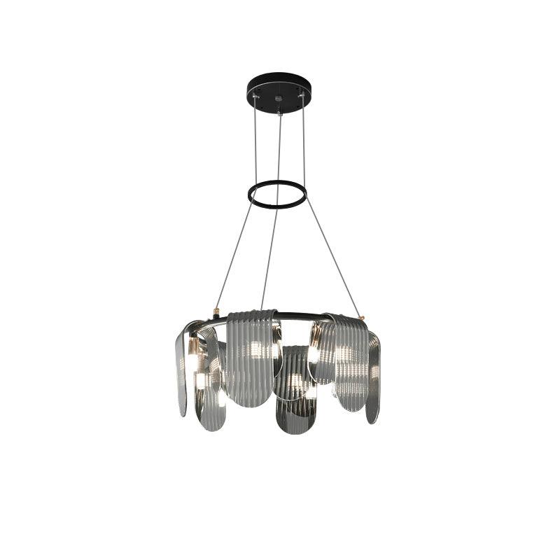 Folioles Brass Chandelier - Cueteks