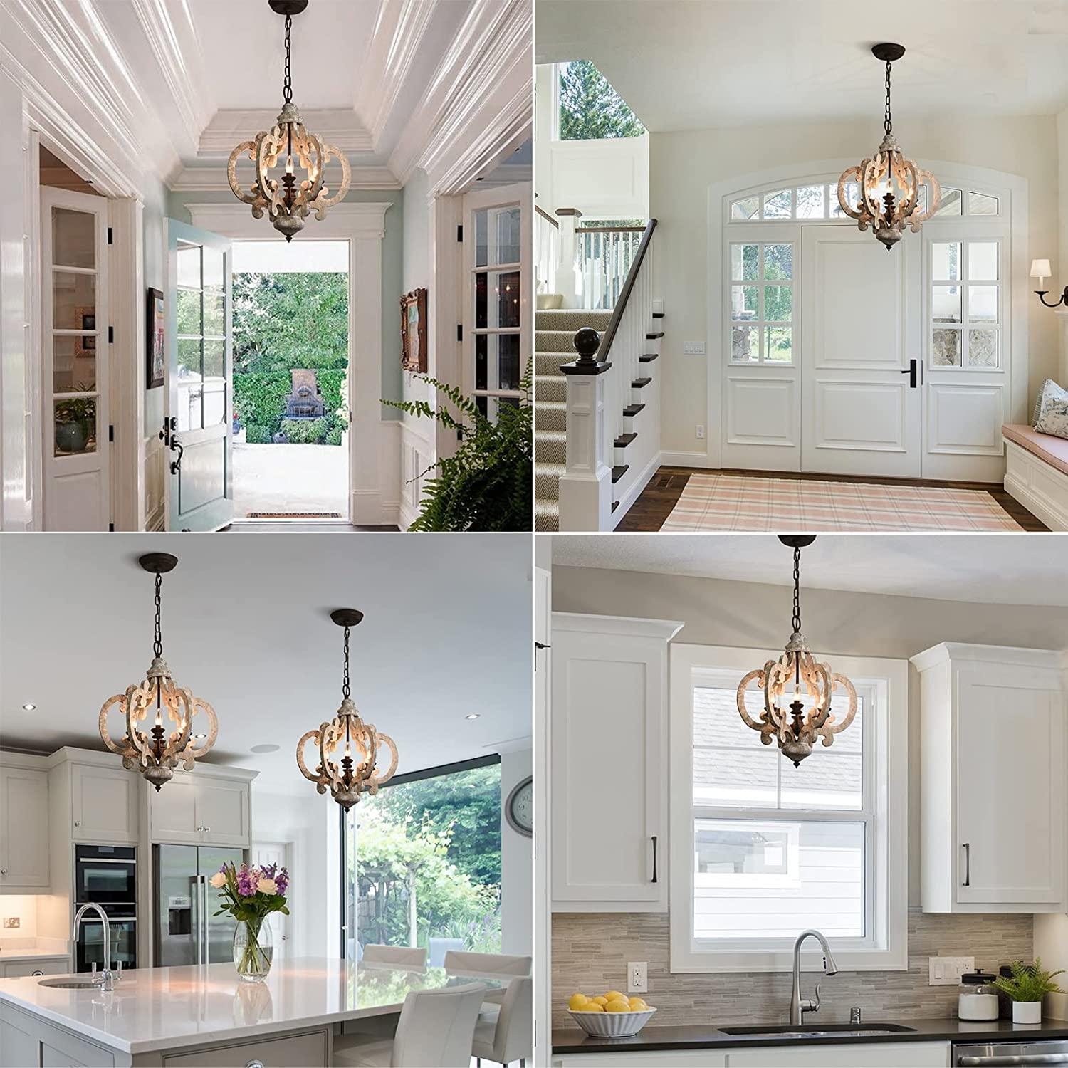 Antique White Style Chandelier - Cueteks