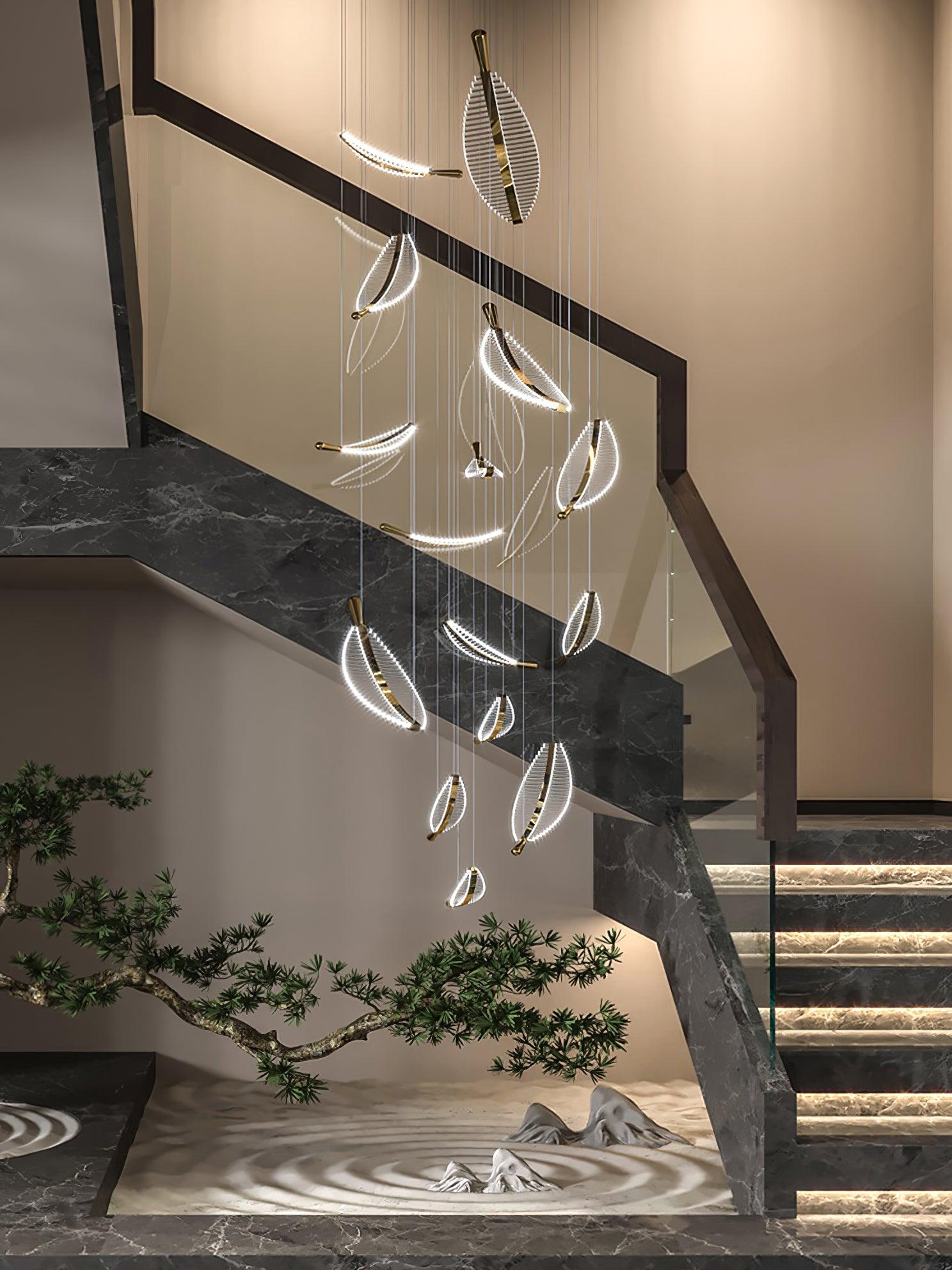 Leaf LED Chandelier - Cueteks