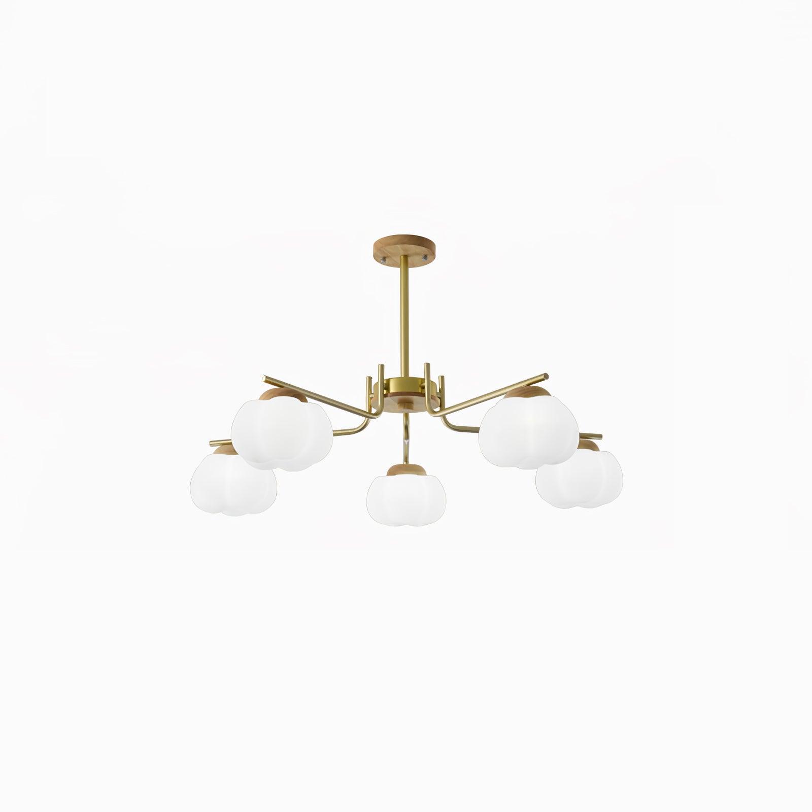 Plastic Cotton Balls Chandelier - Cueteks
