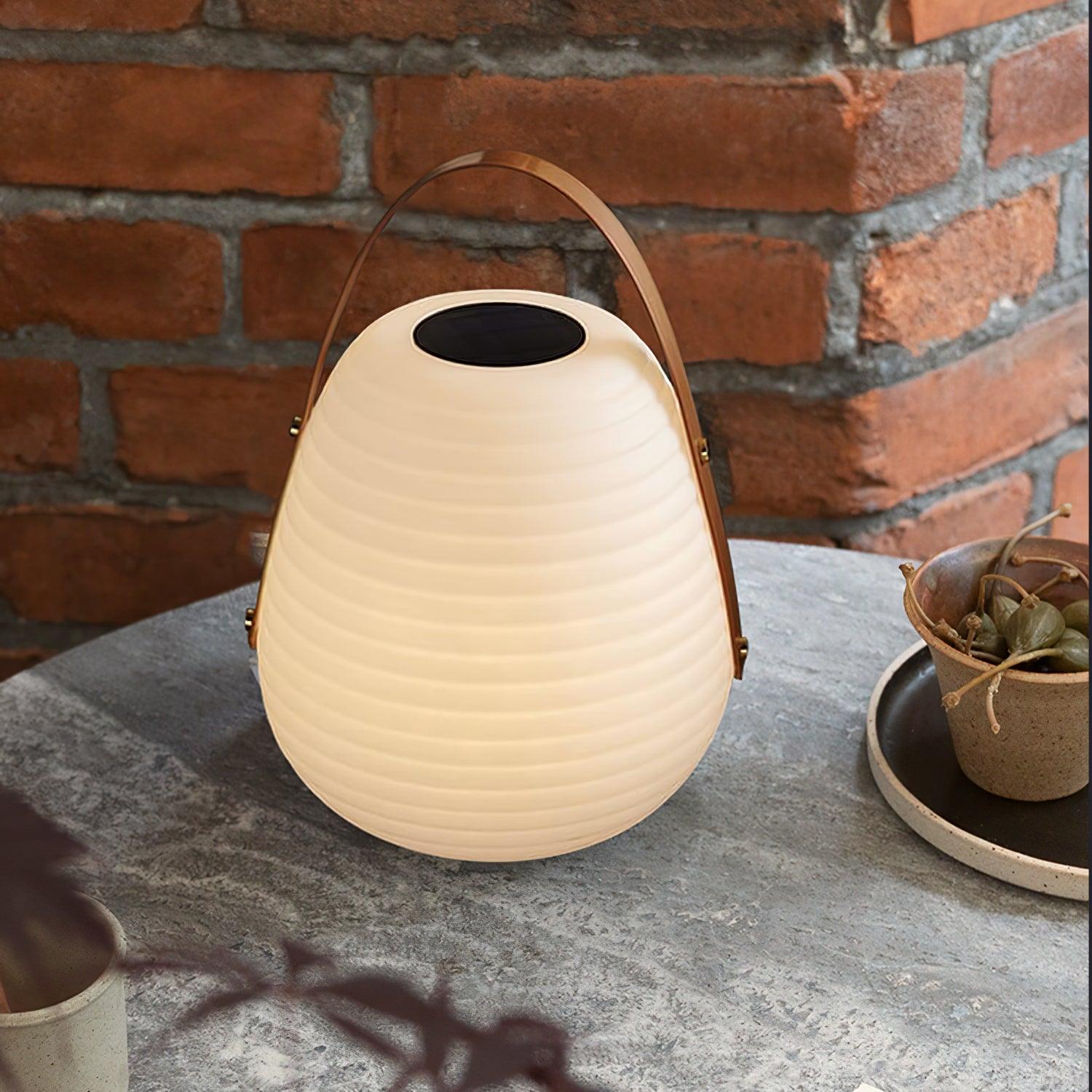 Beehive Solar Lantern Outdoor Lamp - Cueteks
