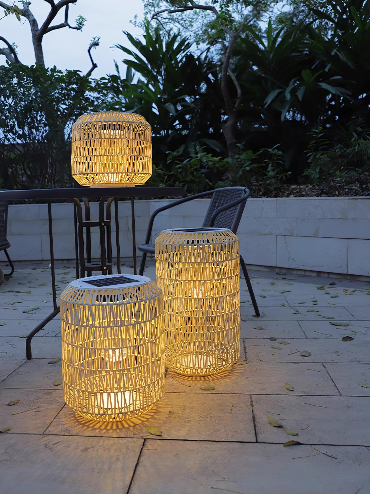 Woven Rattan Outdoor Lamp - Cueteks