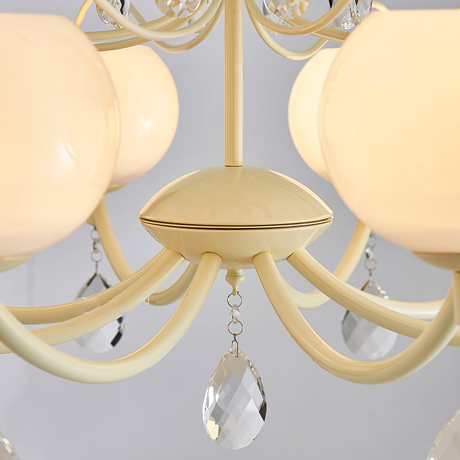 Doria Crystal Chandelier - Cueteks