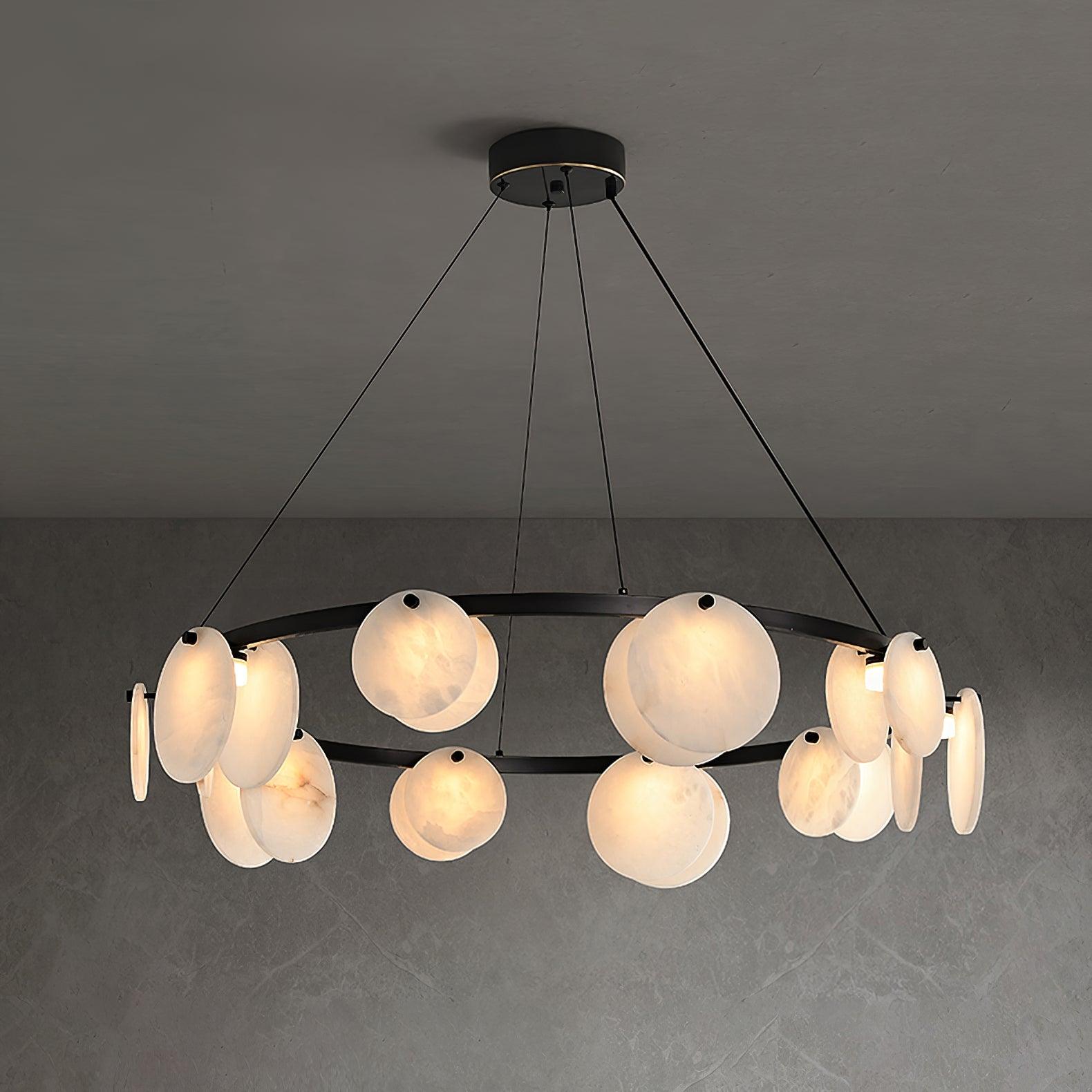 Trinidad Alabaster Chandelier - Cueteks