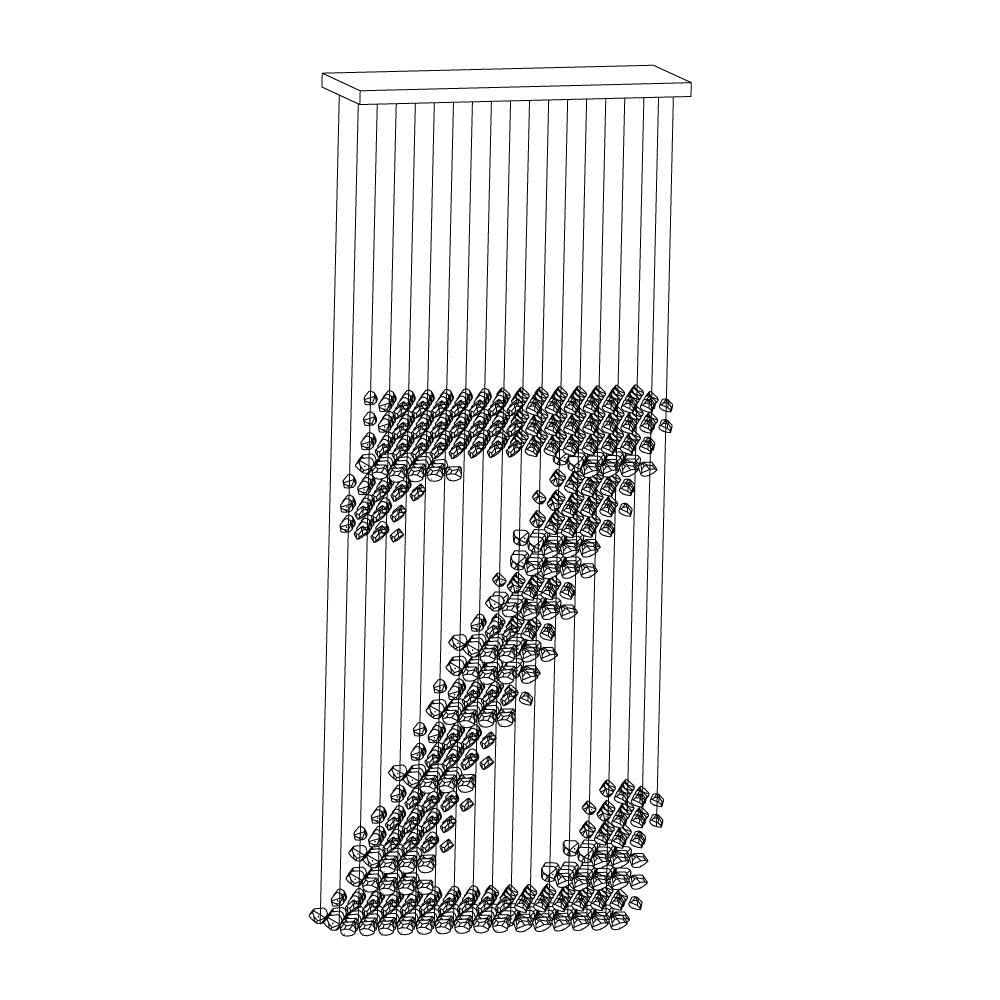 Charcoal Chandeliers Z - Cueteks