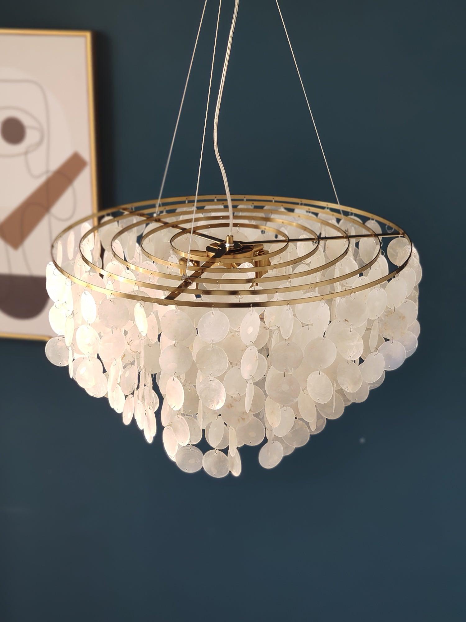 Shell Wind Chime Chandelier - Cueteks