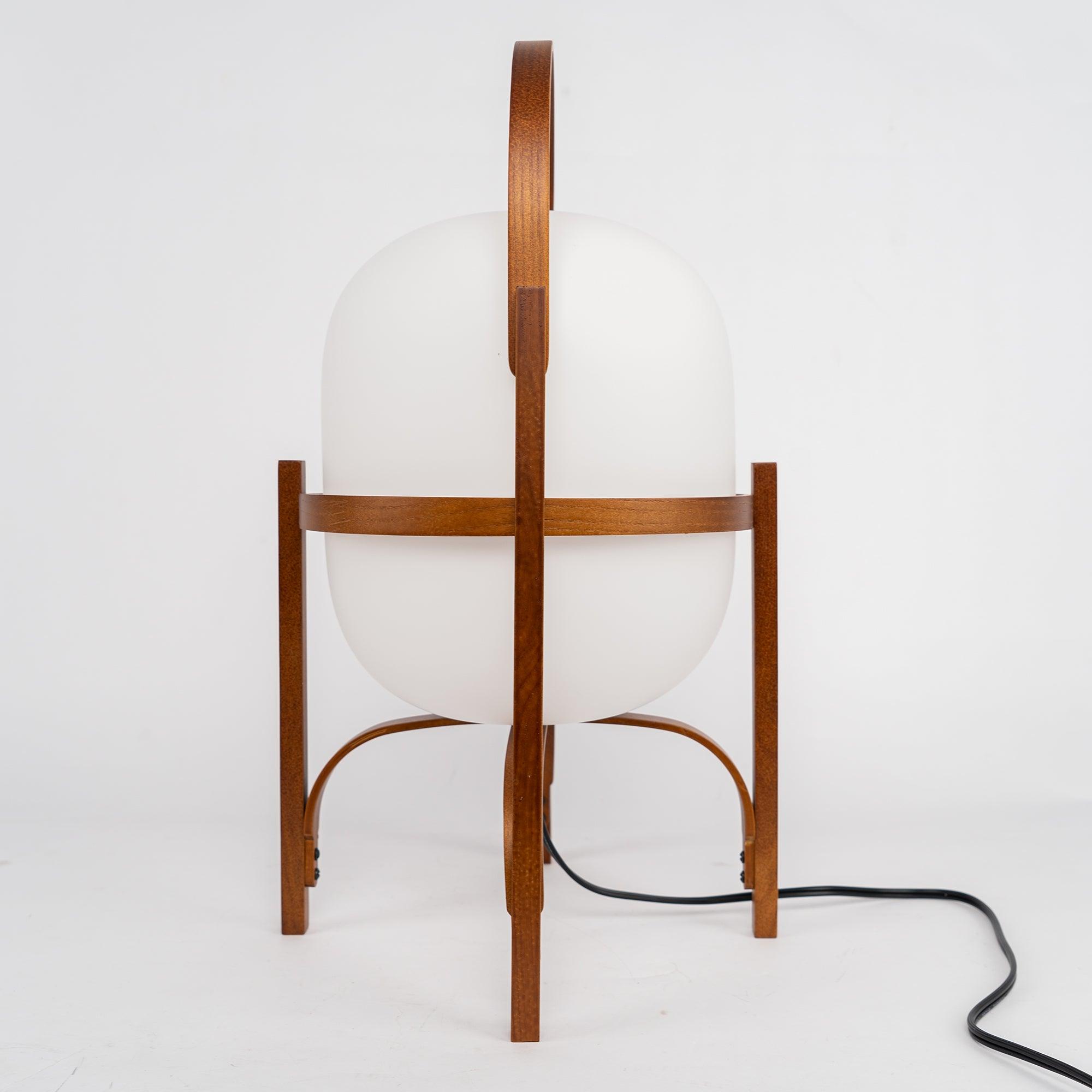 Portable Lantern Glass Table Lamp - Cueteks