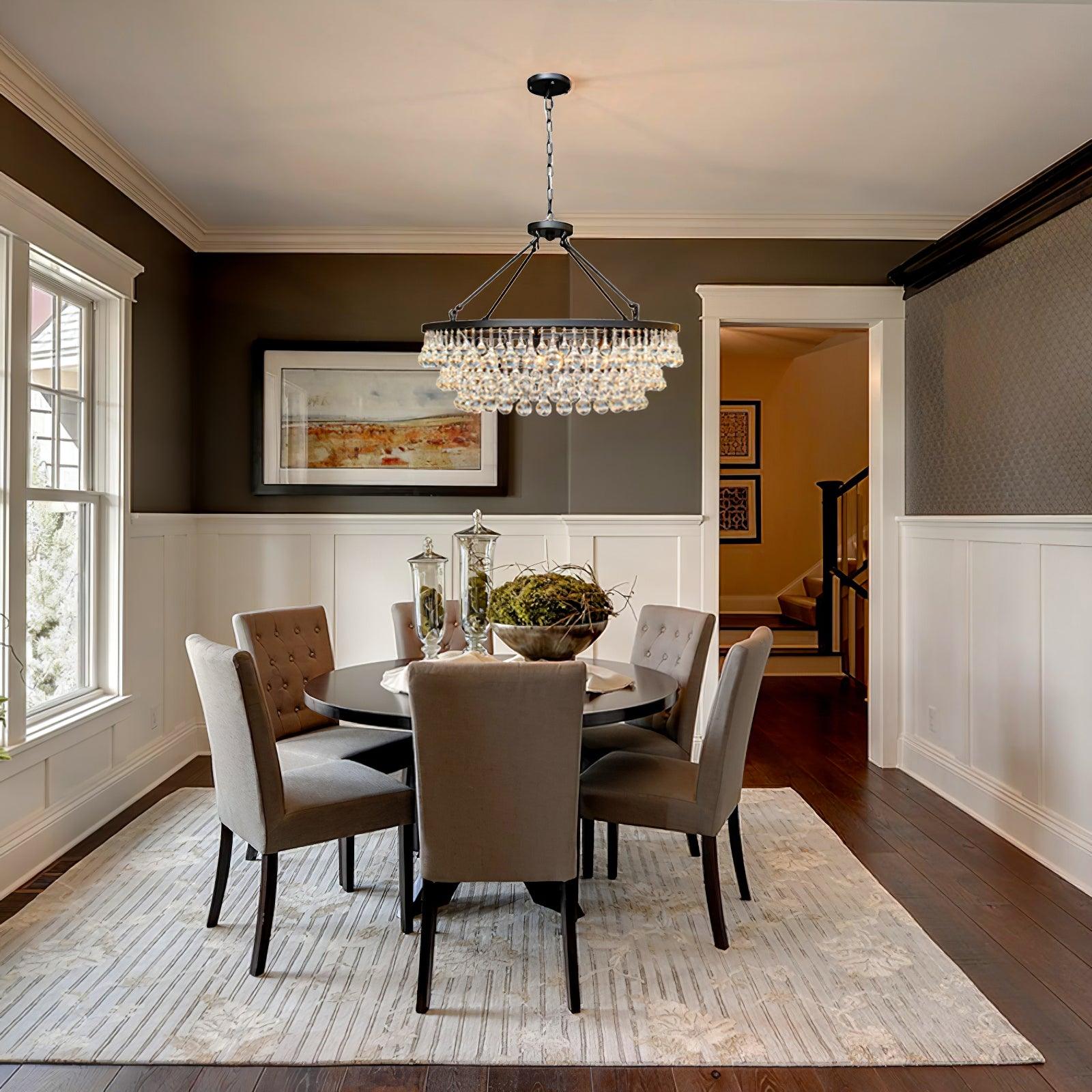 Unique Tiered Crystal Chandelier - Cueteks