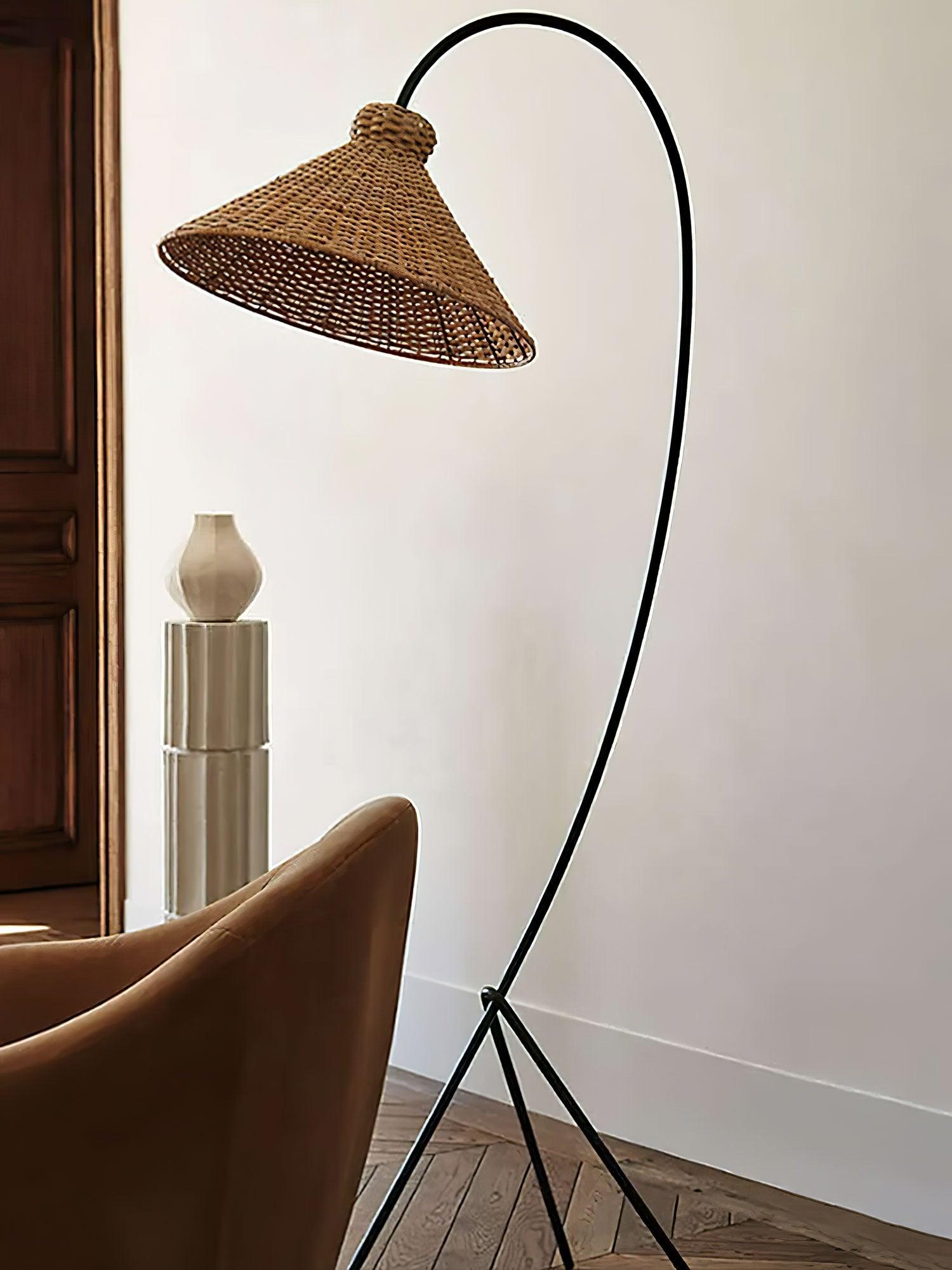 Tana Woven Floor Lamp - Cueteks
