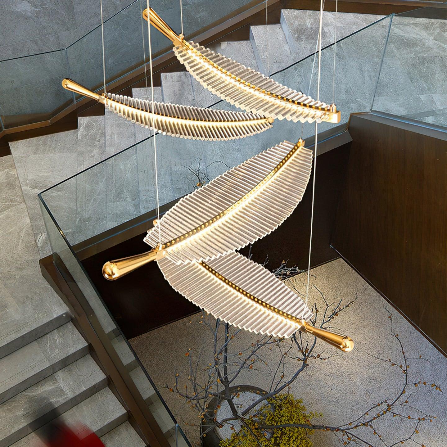 Leaf LED Chandelier - Cueteks