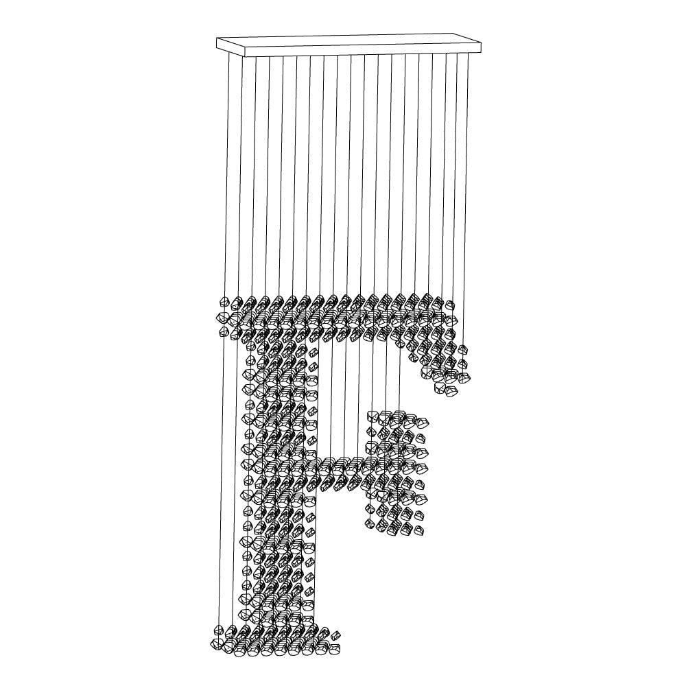 Charcoal Chandeliers F - Cueteks