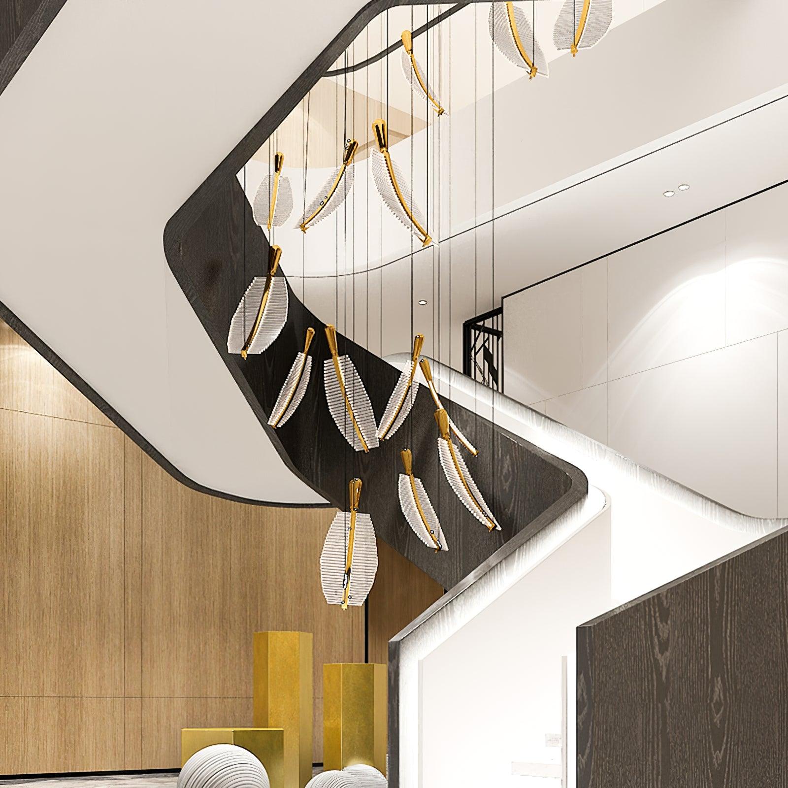 Leaf LED Chandelier - Cueteks