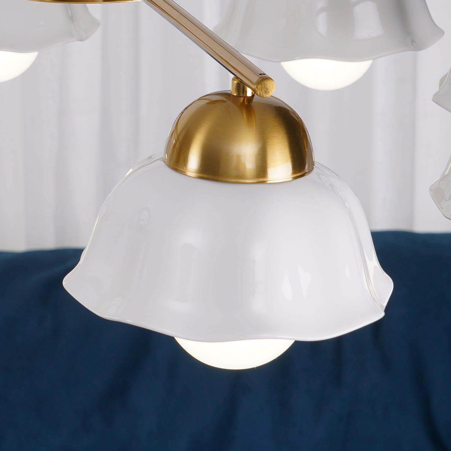 Flower Shade Chandelier - Cueteks
