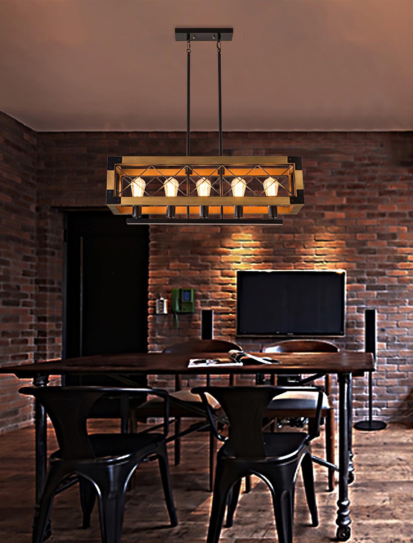 Kitchen Island Rectangle Chandelier - Cueteks