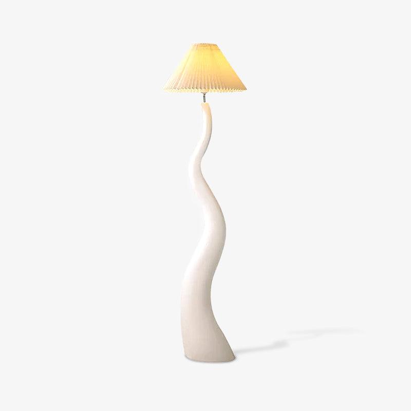 Twisted Pleated Floor Lamp - Cueteks
