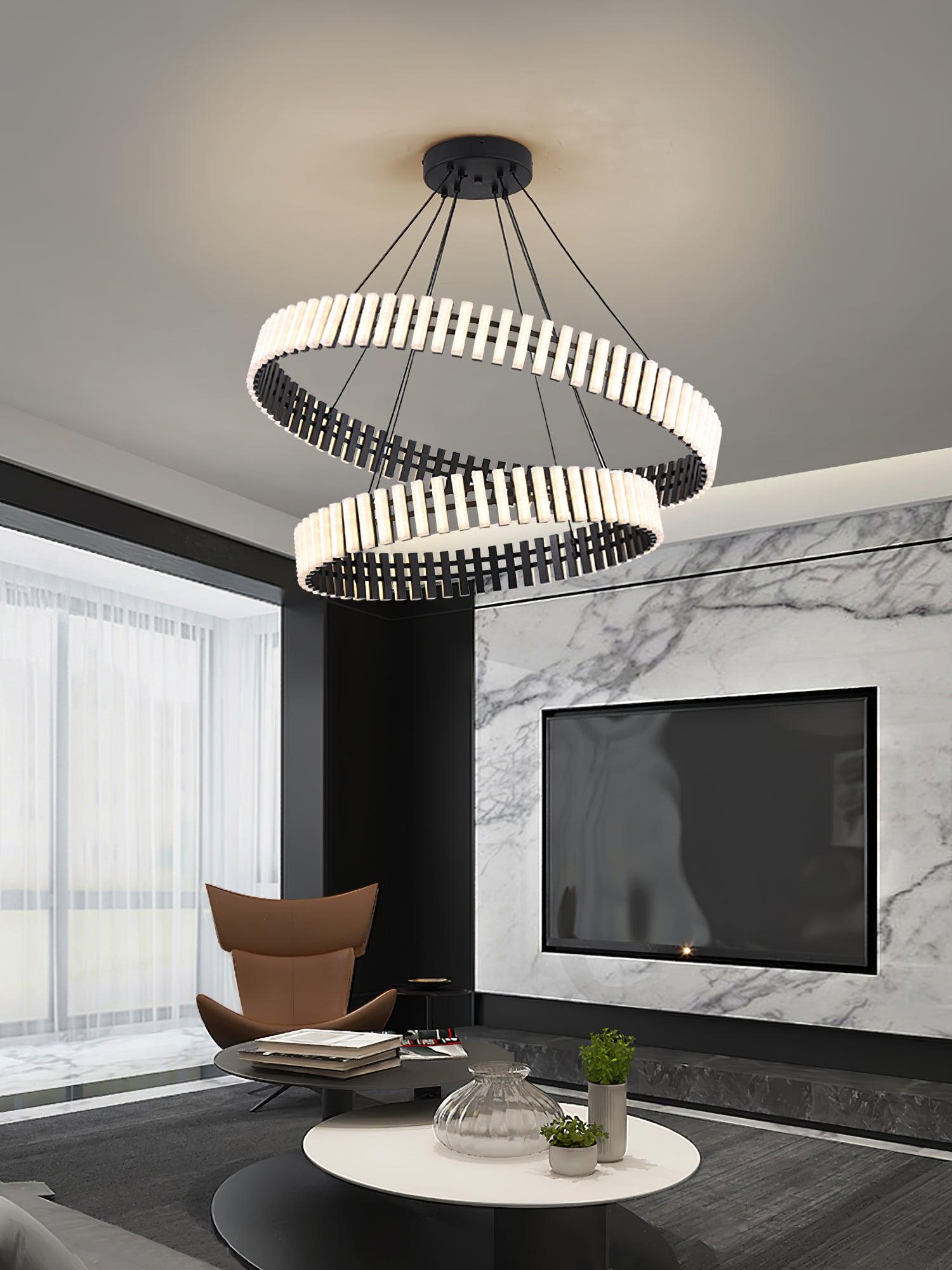 Hanging LED Chandelier - Cueteks