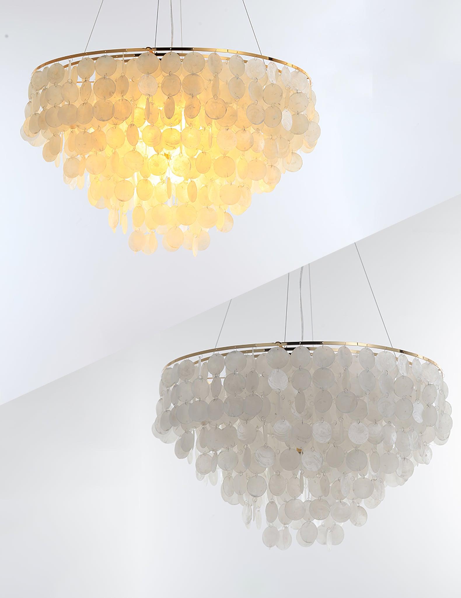 Shell Wind Chime Chandelier - Cueteks
