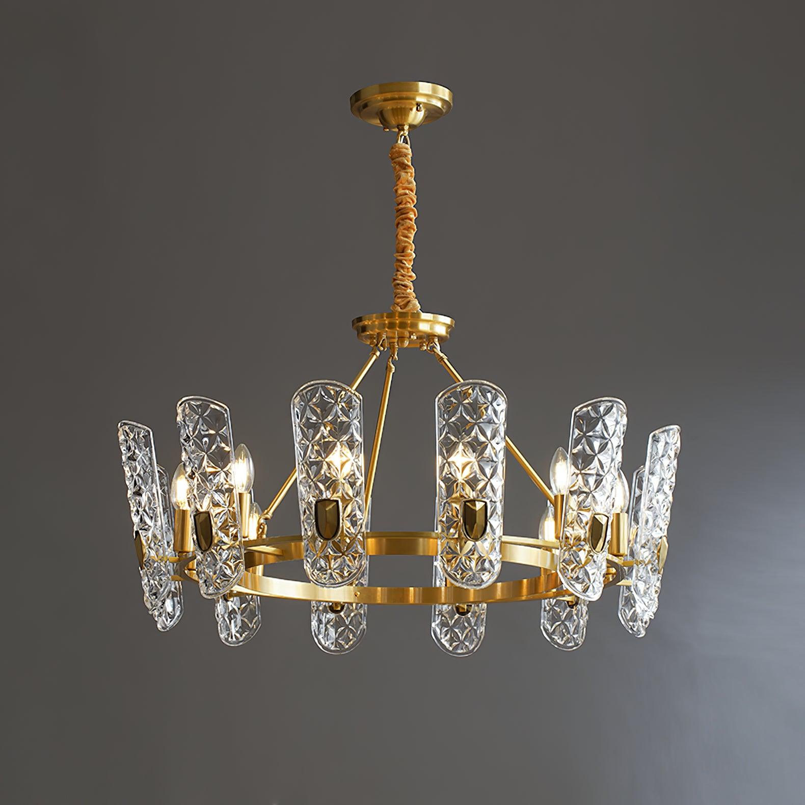 Brass Central Chandelier - Cueteks
