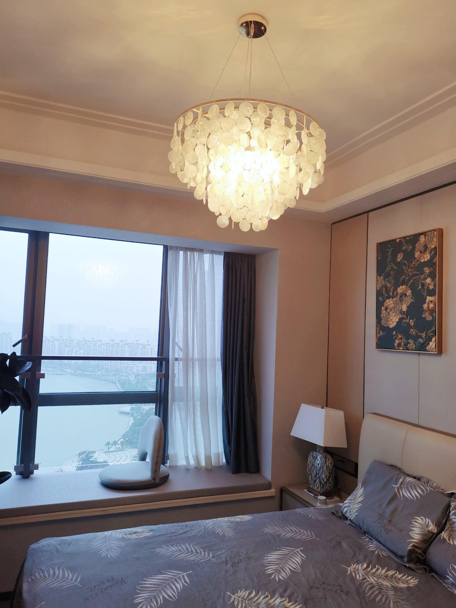 Shell Wind Chime Chandelier - Cueteks