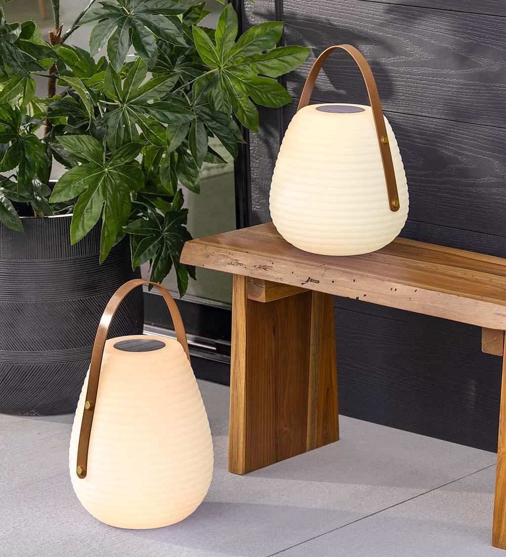 Beehive Solar Lantern Outdoor Lamp - Cueteks