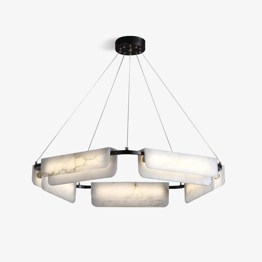 Delia Alabaster Chandelier - Cueteks
