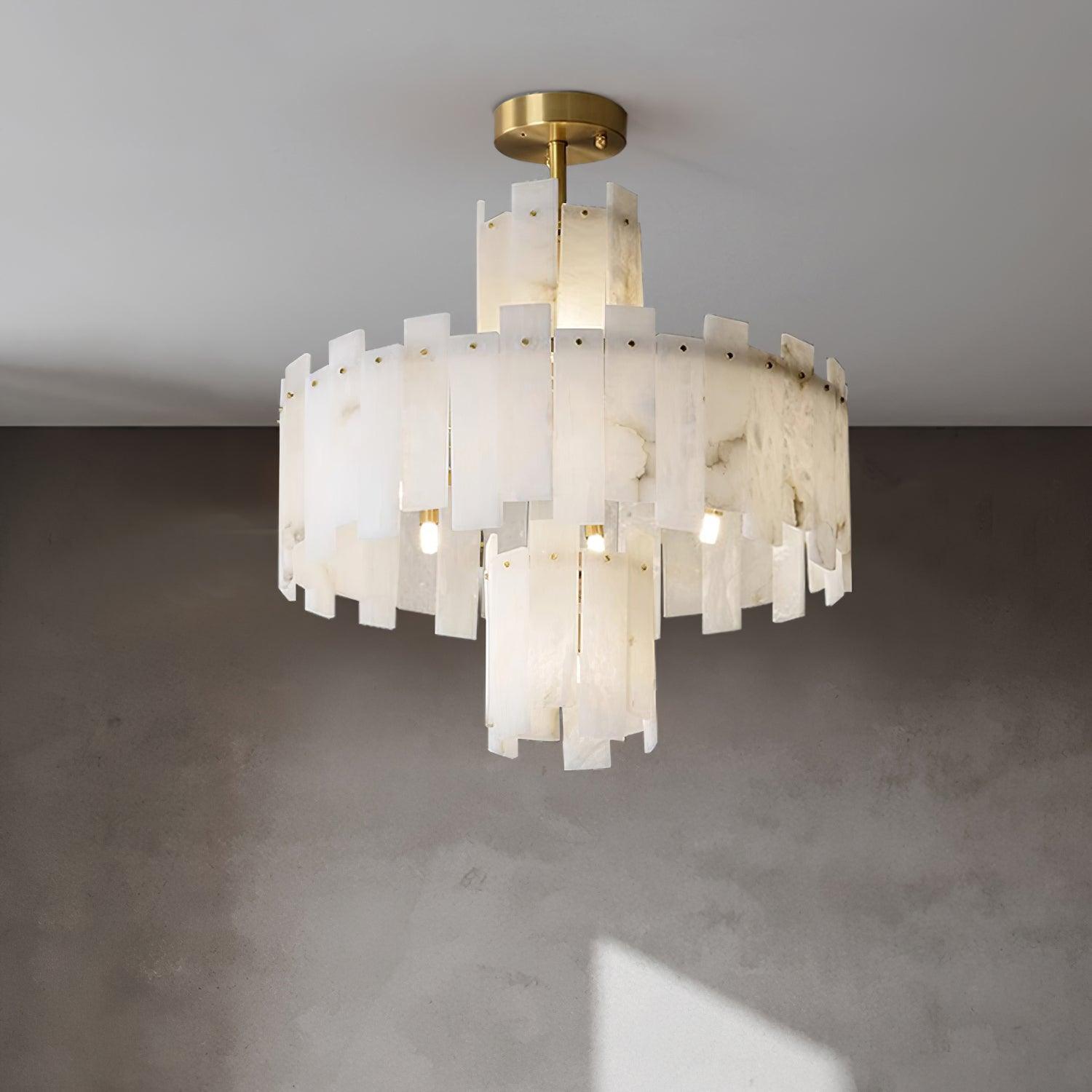 Regina Alabaster Chandelier - Cueteks