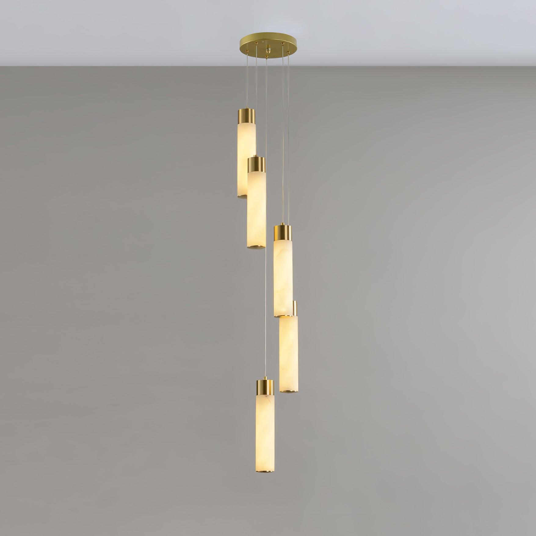 Celestial Alabaster Cascade Chandelier - Cueteks
