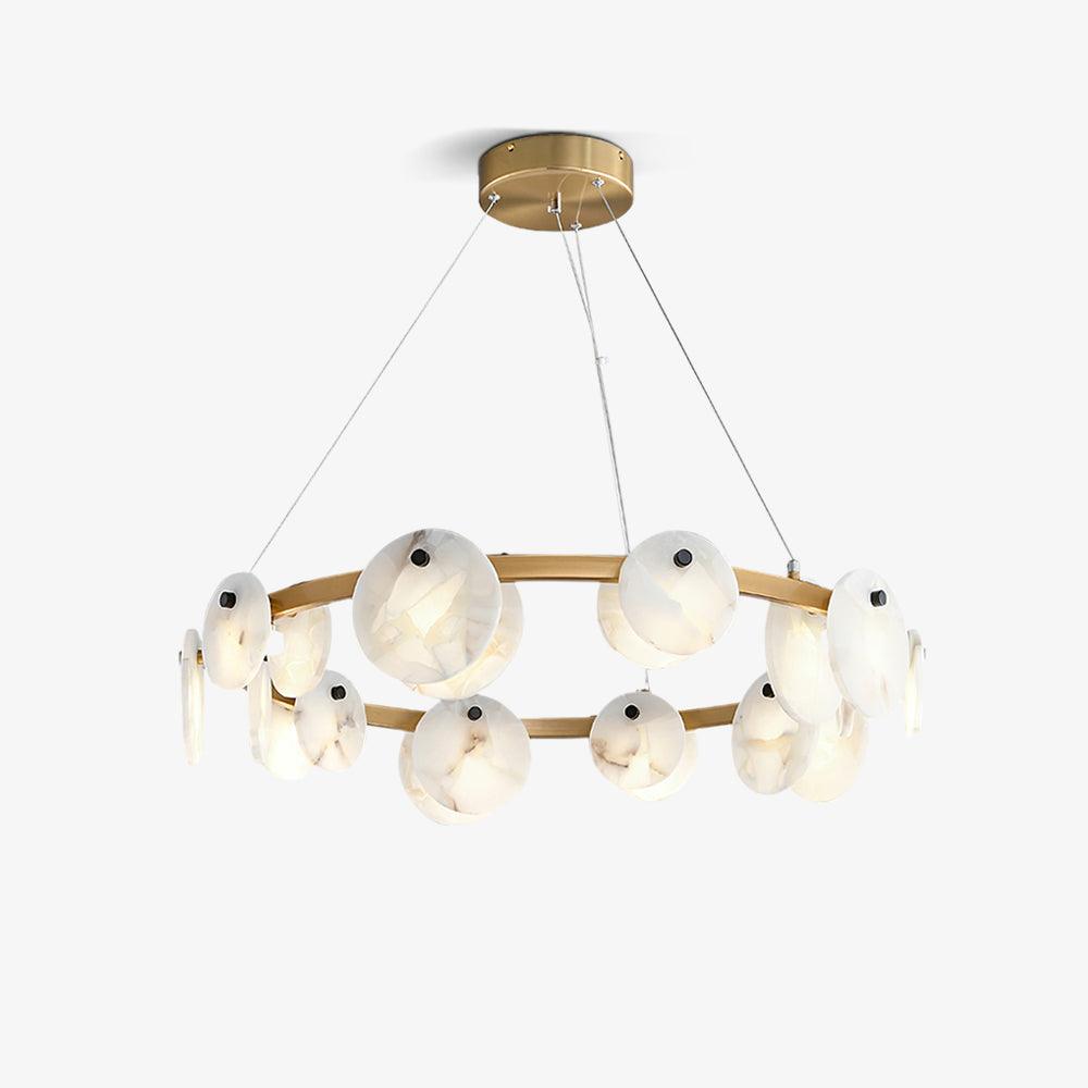 Trinidad Alabaster Chandelier - Cueteks