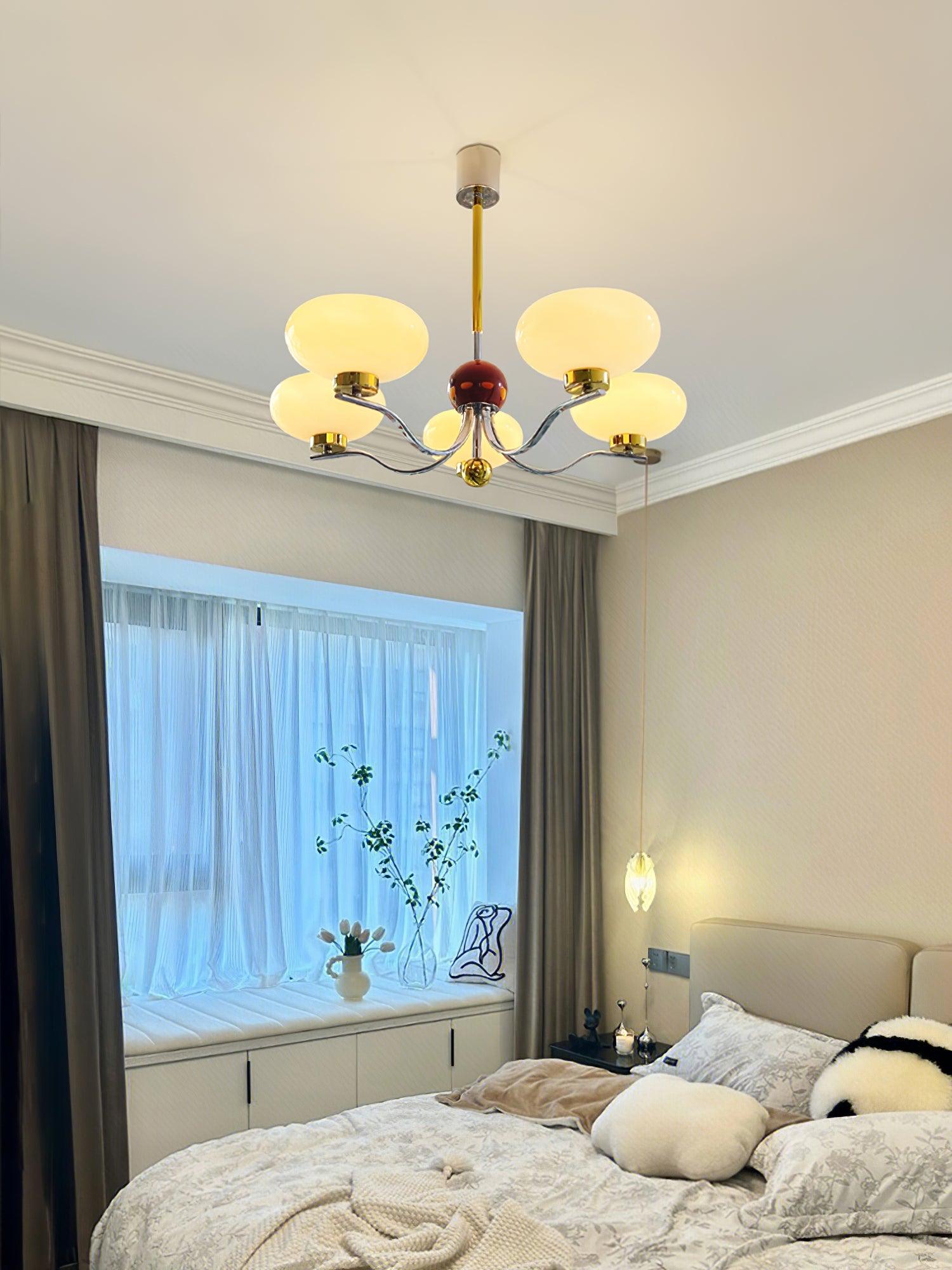 Medieval Glass Bowl Chandelier - Cueteks
