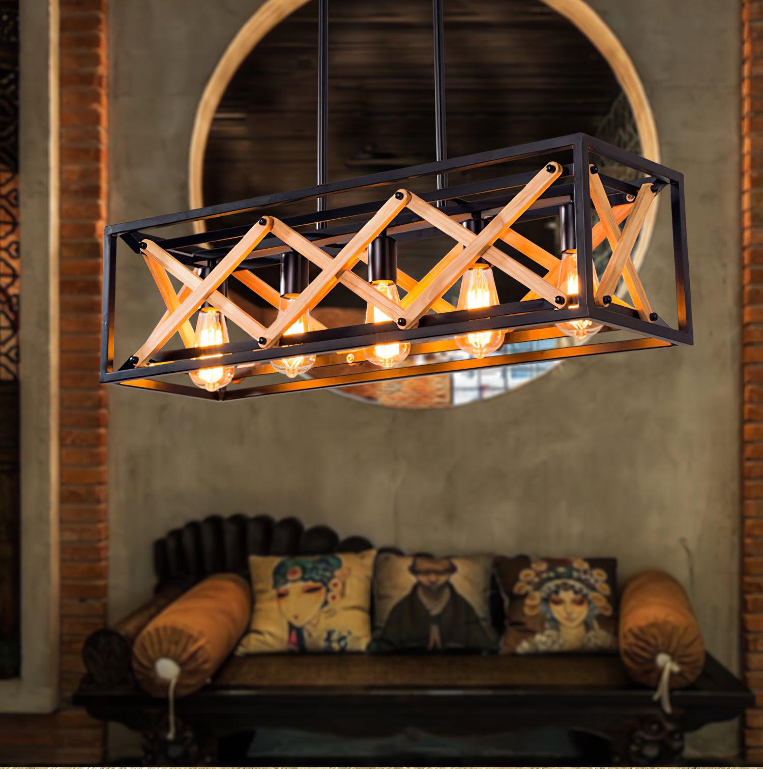 Kitchen Island Rectangle Chandelier - Cueteks