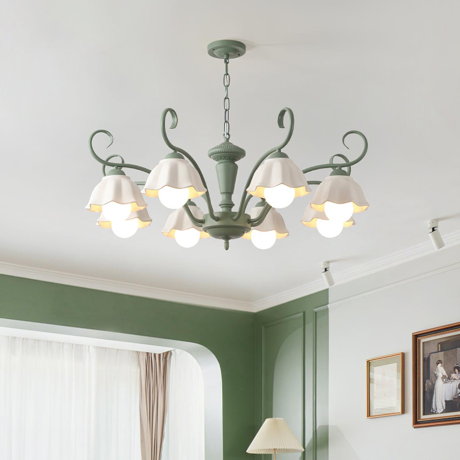 Savoy Flower Chandelier - Cueteks