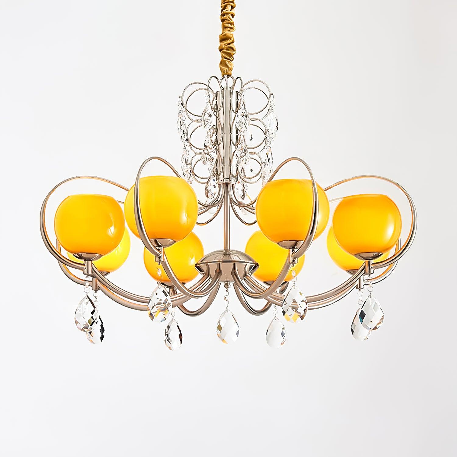 Doria Crystal Chandelier - Cueteks