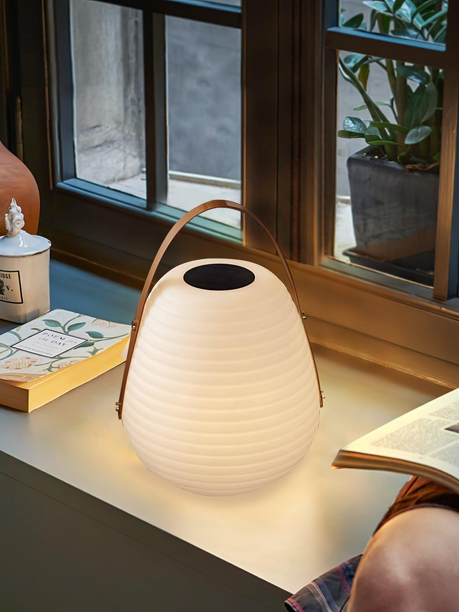 Beehive Solar Lantern Outdoor Lamp - Cueteks