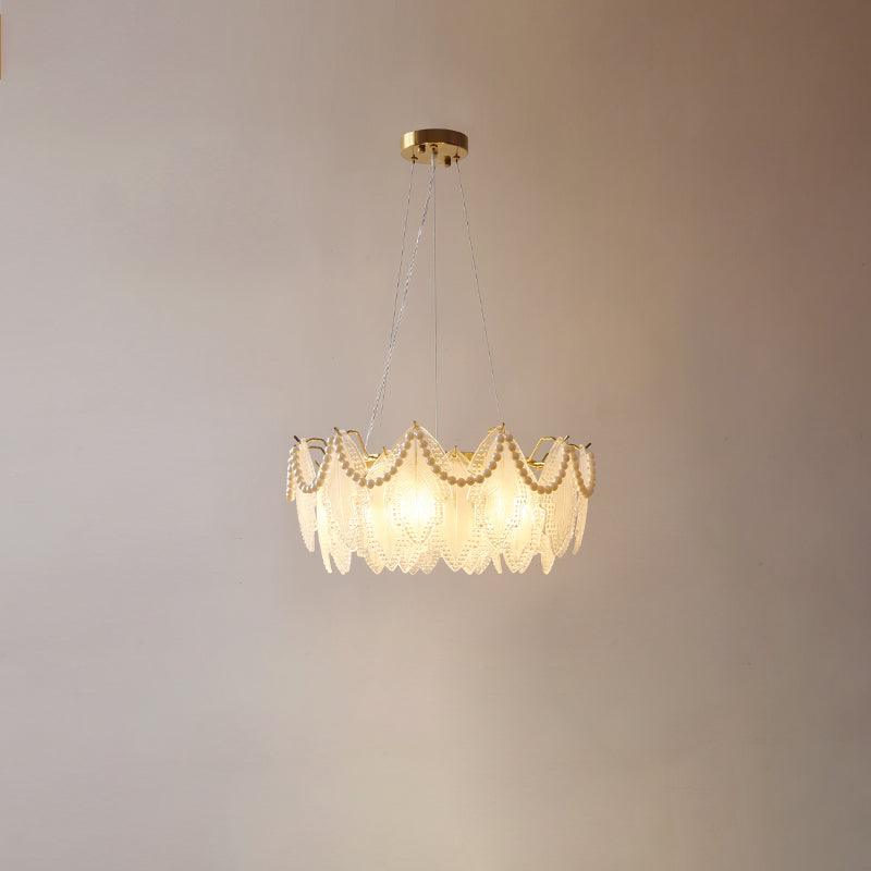 Maple Leaf Glass Chandelier - Cueteks
